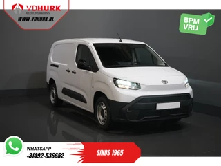 Toyota ProAce CITY 1.5 130 pk Aut. L2 BPM VRIJ! LED/ Virtual Cockpit/ 3 pers./ Carplay/ Camera/ Climate/ PDC/ Cruise