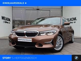 BMW 3 Serie 320i High Executive Luxury Line Automaat / Sportstoelen / Stuurverwarming / Trekhaak / Parking Assistant Plus / Head-Up / Stoelverwarming / Live Cockpit Professional