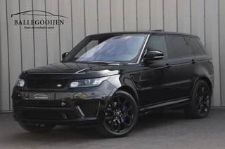 Land Rover Range Rover Sport 5.0 V8 Supercharged SVR | 550PK | Luchtvering | Keyless-go | Schaalstoelen | Carbon | Meridian 3D | Memory | 2017.