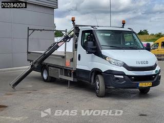 Iveco Daily 50C15 3.0L Euro6 Kraanwagen HIAB 013T PTO 3,5t Trekhaak Airco Cruise Kraan Crane Kranwagen Pickup Pritsche Airco Trekhaak Cruise control