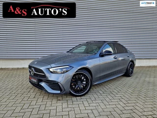 Mercedes-Benz C-klasse 300 e AMG Panodak Distronic Memory 360camera Carbon 19inc