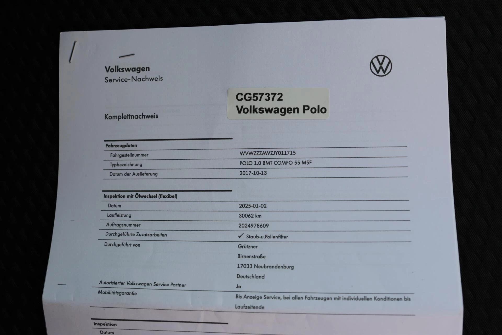 Hoofdafbeelding Volkswagen Polo
