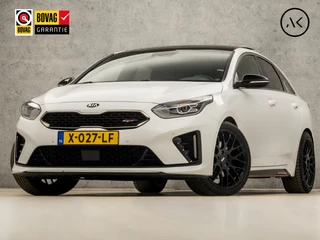 Kia ProCeed 1.6 T-GDI GT 204Pk Automaat (SCHUIFDAK, APPLE CARPLAY, STUUR/STOELVERWARMING, LEDER/ALCANTARA, MEMORY SEATS, KEYLESS, GETINT GLAS, TREKHAAK, CAMERA, NIEUWSTAAT)