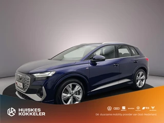 Hoofdafbeelding Audi Q4 e-tron Audi Q4 e-tron 45 S Edition 82 kWh 286PK | S Line | Audi Sound | Stuurverwarming | Stoelverwarming | Sportstoelen | Ambient-Lightning |