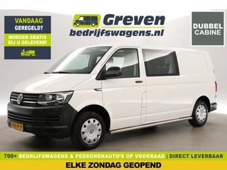 Volkswagen Transporter 2.0 TDI L2H1 | Dubbele Cabine | 5 Persoons | Airco Cruise PDC Trekhaak