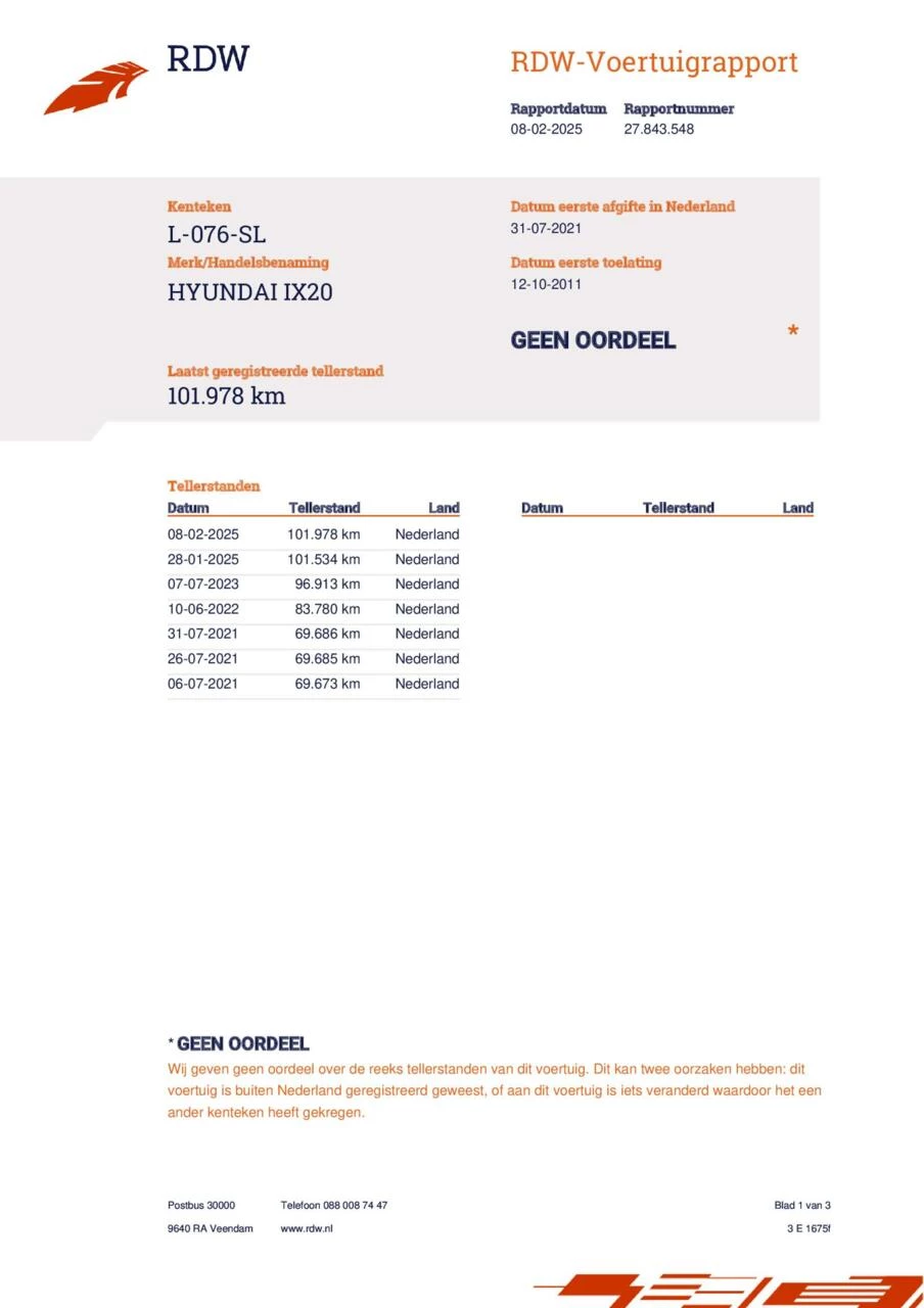 Hoofdafbeelding Hyundai ix20