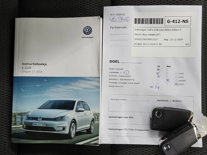 Hoofdafbeelding Volkswagen e-Golf