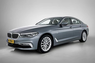 BMW 5-serie 520d High Executive(NL-auto, Dealer OnderH, Comfort Zetels, Stuur/stoel Verwarming, 360 camera, active Cruise, Etc)