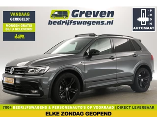 Volkswagen Tiguan 1.5 TSI R-line Black Edition 150PK DSG Automaat ACC Pano Clima Camera Carplay LED Massagestoel Stoelverwarming Virtual Navi 19"LMV