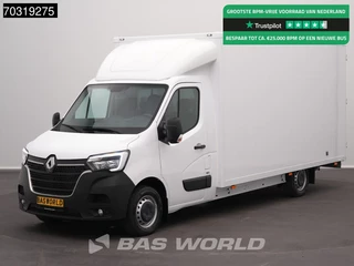 Renault Master 165PK BPM VRIJ Lowliner Bakwagen Navi LED Airco Cruise Camera Euro6 Meubelbak Koffer Airco Cruise control