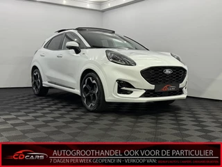 Ford Puma 1.0 EcoBoost Hybrid ST-Line X 155pk Nieuw model Pano, Half leder, Navi, Camera, Keyless start, Cruise control, Virtual desk, Winterpakket, 2 jaar garantie