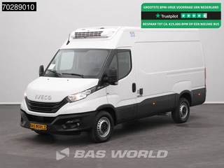 Iveco Daily 35S14 Bi Temp Automaat Koelwagen Vriezer Lamberet L2H2 Thermo King V-300 MAX 230v Stekker Airco Cruise Camera Euro6 Koel Koeler Kühl Kühler Kühlwagen Airco Cruise control