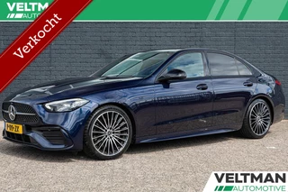 Mercedes C-klasse 200 AMG Line PANORAMADAK TREKHAAK LEDER CARPLAY
