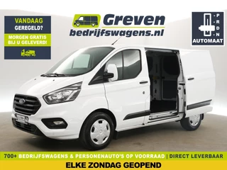 Ford Transit Custom 300 2.0 TDCI L1H1 Automaat Airco Cruise LED PDC 3 Persoons 2xSchuifdeur Stoelverw. Elektrpakket