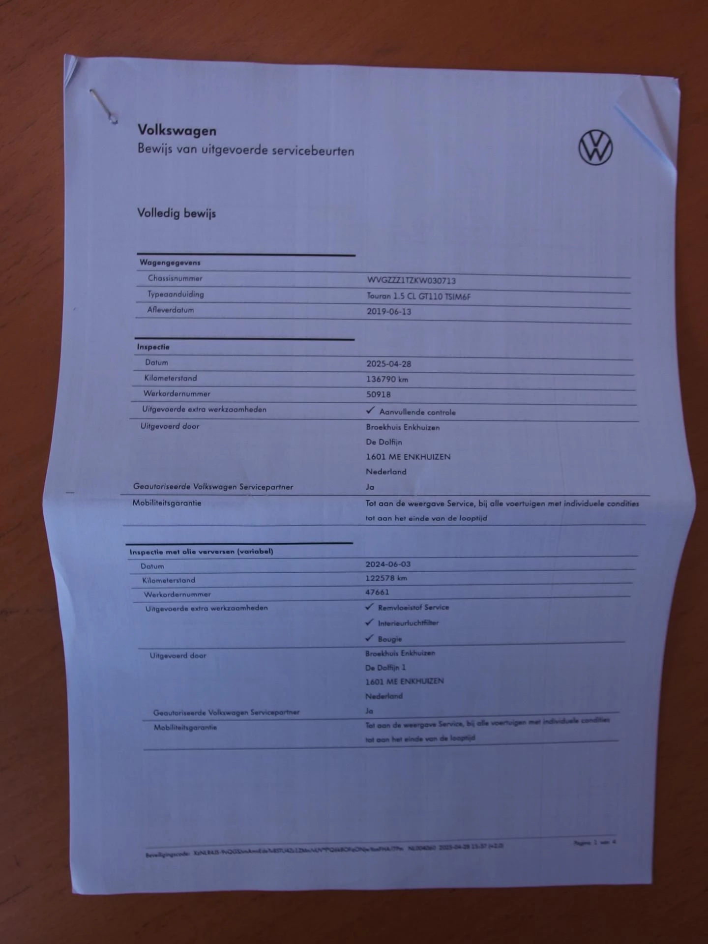 Hoofdafbeelding Volkswagen Touran