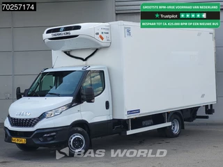 Iveco Daily 70C18 3.0L Bi-Temp Koelwagen Vriezer Laadklep Thermo King T-600R 380V Luchtvering Koelwagen Airco Cruise Camera Koeler Koel Kühlwagen Vries Vriezer Kühlkoffer Frigo Euro6 30m3