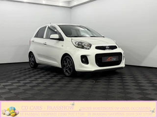 Kia Picanto 1.0 CVVT DynamicLine Half leder, Clima, Cruise control, Radio, Mistlamp, Lichtmetalen velgen