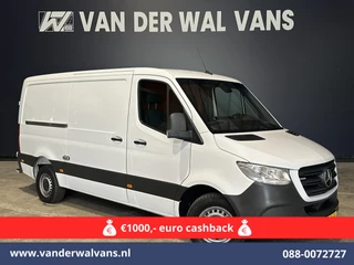 Mercedes-Benz Sprinter 316 CDI 163pk Achterwielaandrijving L2H1 inrichting Euro6 Airco | 2800kg Trekhaak | Camera | Cruisecontrol | Apple Carplay Android Auto, Parkeersensoren, AWD