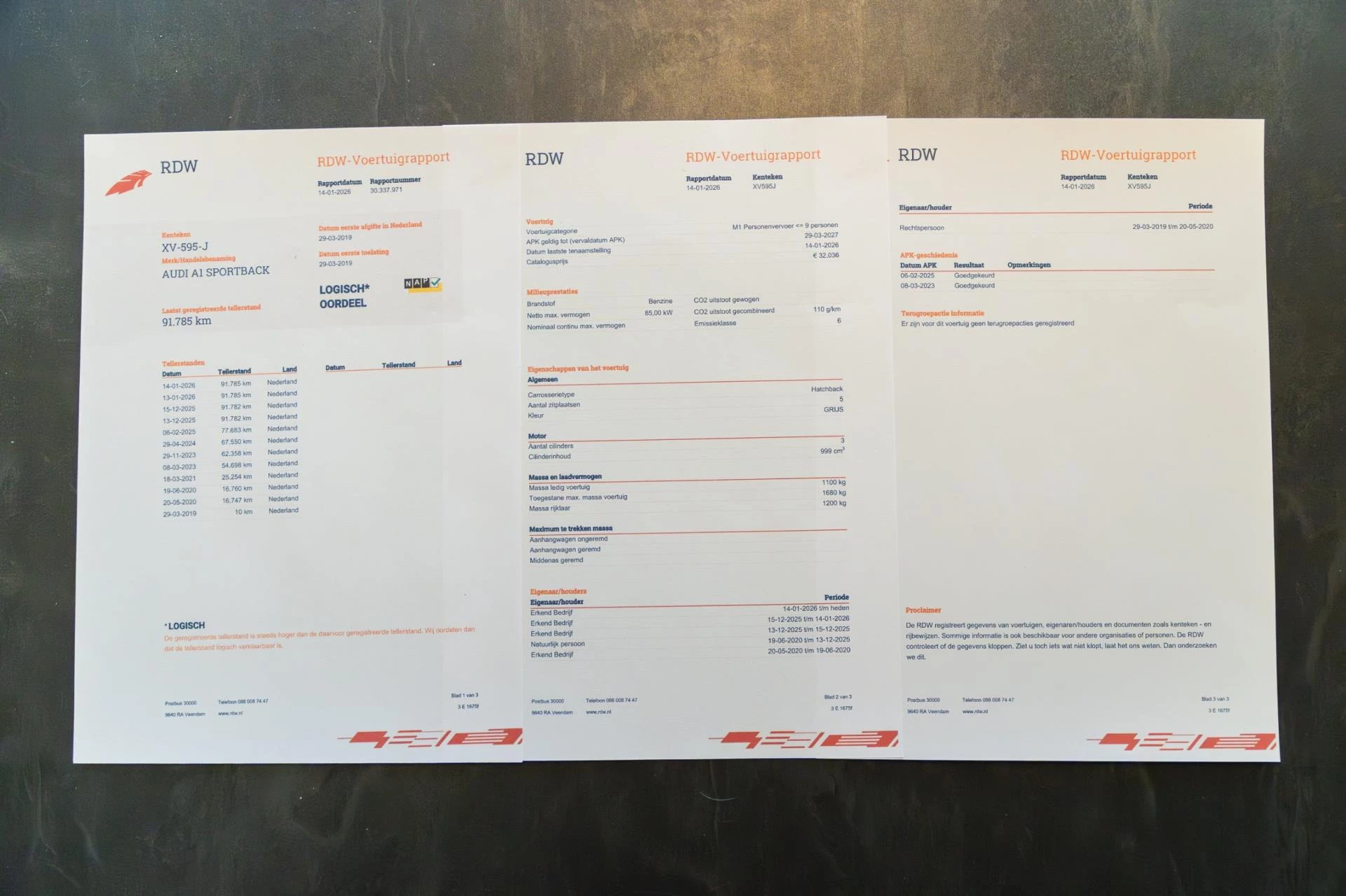 Hoofdafbeelding Audi A1 Sportback