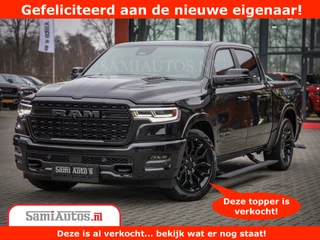 Dodge Ram 1500 LIMITED NIGHT H.O 540PK 706 Nm 2025 | XB9 | MASSAGE | BOM VOL | CREW CAB | DUBBELE CABINE | GRIJSKENTEKEN | DE MEEST LUXUEUZE en BEGEERDE Pick-up VOORRAAD NR 2330 - 7407
