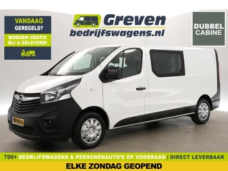 Opel Vivaro 1.6 CDTI L2H1 | Dubbele Cabine | 6 Persoons | Airco | Camera | Cruise | Navigatie | PDC