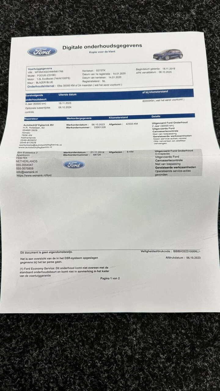 Hoofdafbeelding Ford Focus