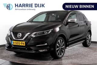 Nissan QASHQAI 1.3 DIG-T Tekna + | Pano | Adapt.Cruise | Stoelverwarming | 360 Camera | PDC | NAV + App.Connect | Auto.Airco | Afn.Trekhaak | DAB | LM 19" |