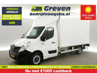 Renault Master T35 2.3 dCi 170PK Bakwagen Zijdeur DHollandia Laadklep Laadbak Airco Camera Cruise Navi 3 Persoons