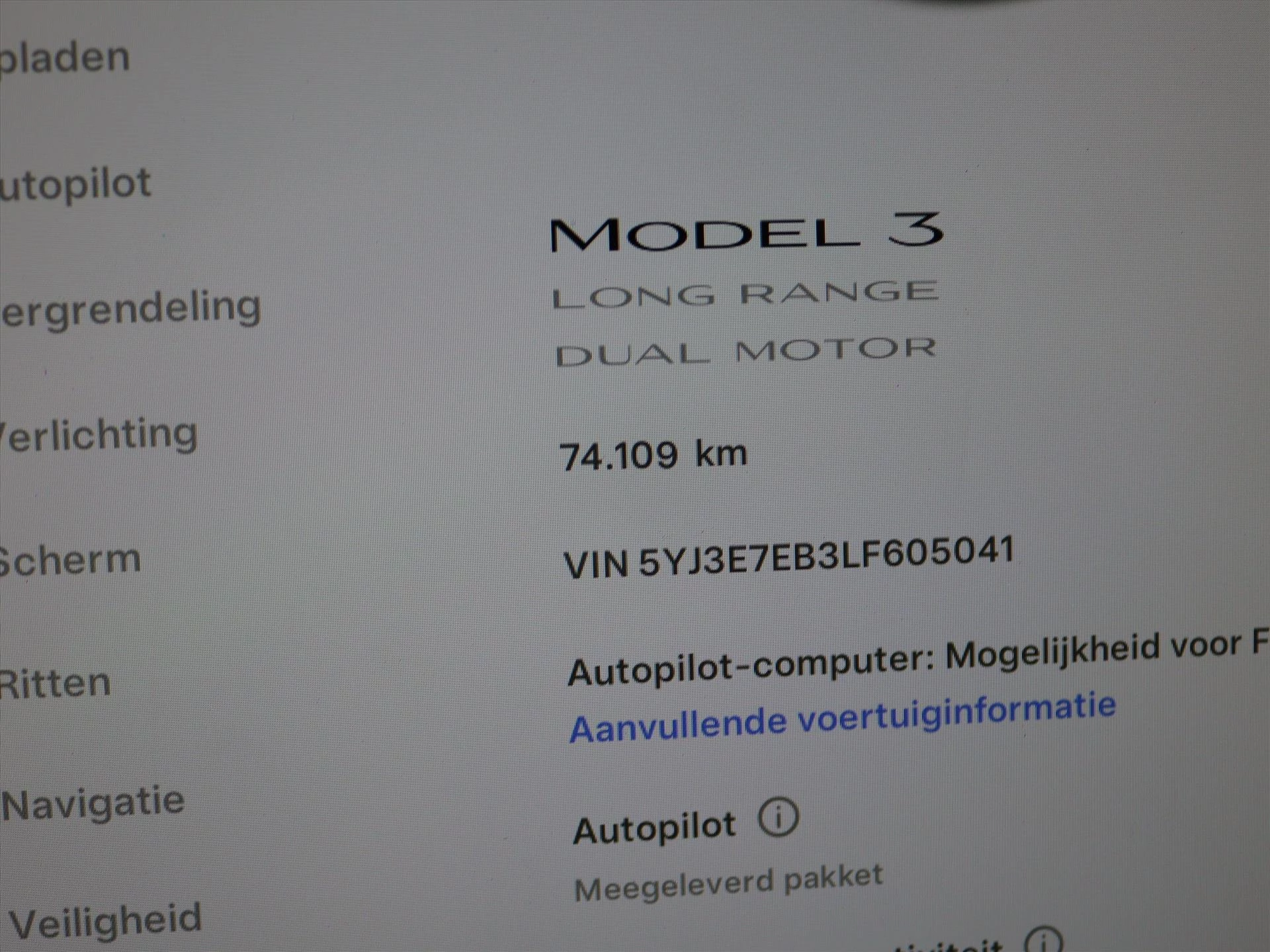 Hoofdafbeelding Tesla Model 3