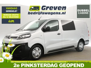 Citroën Jumpy 2.0 BlueHDI L3H1 | MARGE! | Dubbele Cabine | 5 Persoons | Airco Cruise Carplay Navigatie PDC Trekhaak