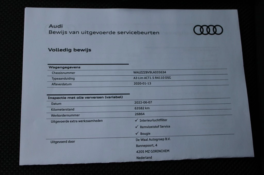 Hoofdafbeelding Audi A3