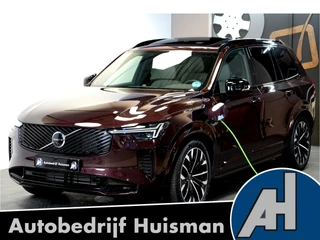 Volvo XC90 2.0 T8 AWD 335kW/456pk Aut8 Recharge Ultra Dark 7P LUCHTVERING + BOWERS&WILKINS + EL. TREKHAAK + PANORAMADAK + HEAD-UP + STOEL-&STUURVERWARMING + LEDEREN DASHBOARD + 360 CAMERA + STOELVENTILATIE + ACHTERBANKVERWARMING + 21" LM-VELGEN!!