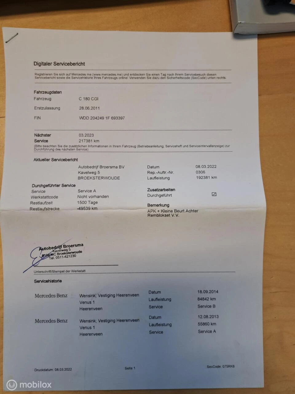 Hoofdafbeelding Mercedes-Benz C-Klasse