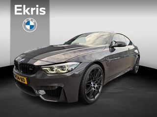 BMW 4-serie Coupé M4 Competition | Keramische remmen | M-Drivers Pack | Individual Dravitgrau | Head-Up | Harman Kardon | Elektrisch bediende stoelen | Comfort Access | 360 Camera | Stoelverwarming | Carbon interieur | Prof. navi | Draadloze telefoonlader | Zonneschem achter
