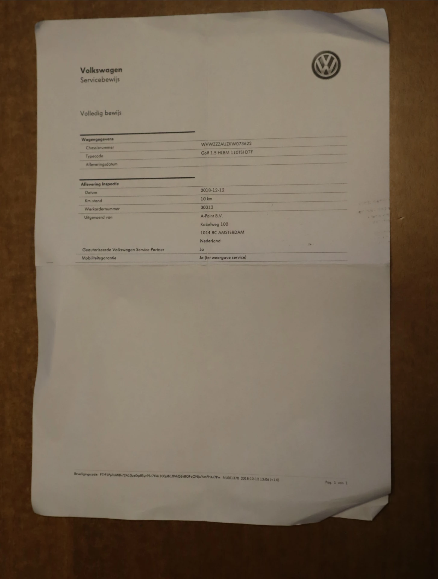 Hoofdafbeelding Volkswagen Golf