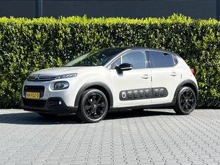 Citroen C3 1.2 PureTech S&S SHINE, NL AUTO, NAP LOGISCH, NAVI, HALF LEDER, LANE ASSIST, CRUISE CONTROL, CLIMATE CONTROL, DAB, PDC, LED, TREKHAAK, LICHTMETAAL 17"