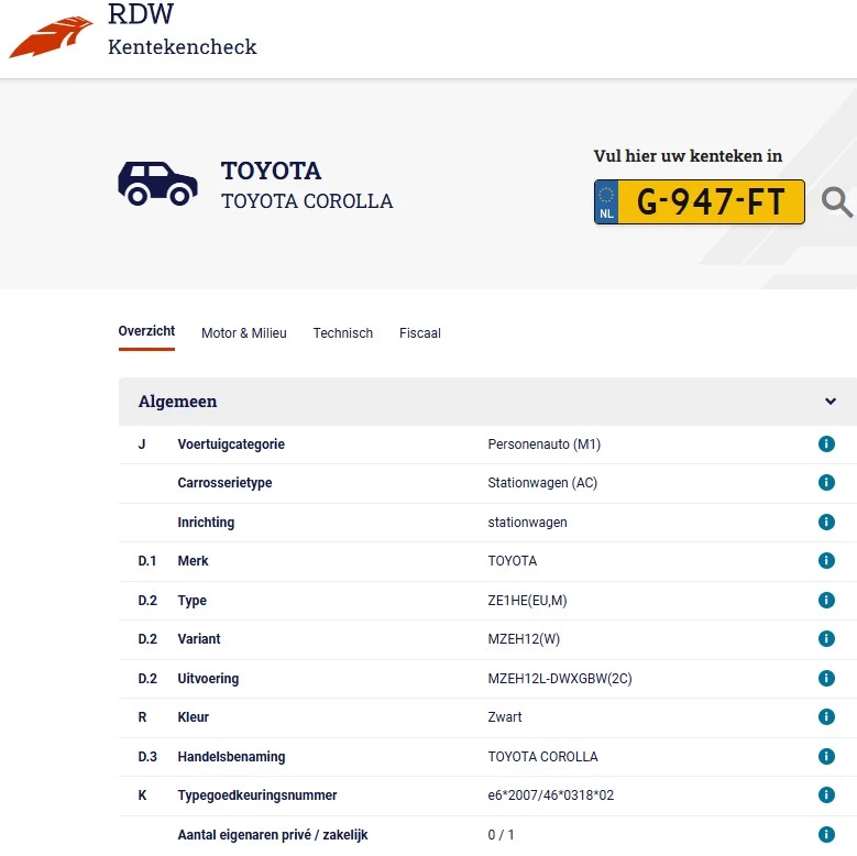 Hoofdafbeelding Toyota Corolla Touring Sports