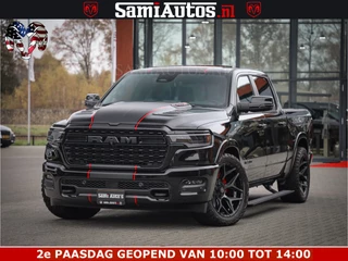 Dodge Ram 1500 Limited Night H.O 540HP 706Nm | Massage + Full Option | De Meest Luxe en Volle Pick-Up in zijn Klasse | Comfortabele Dubbele Cabine met Royale 5 Zitplaatsen | BPM vrij | Nu Leverbaar uit Voorraad | Voorraad Nr 2334 - 5409