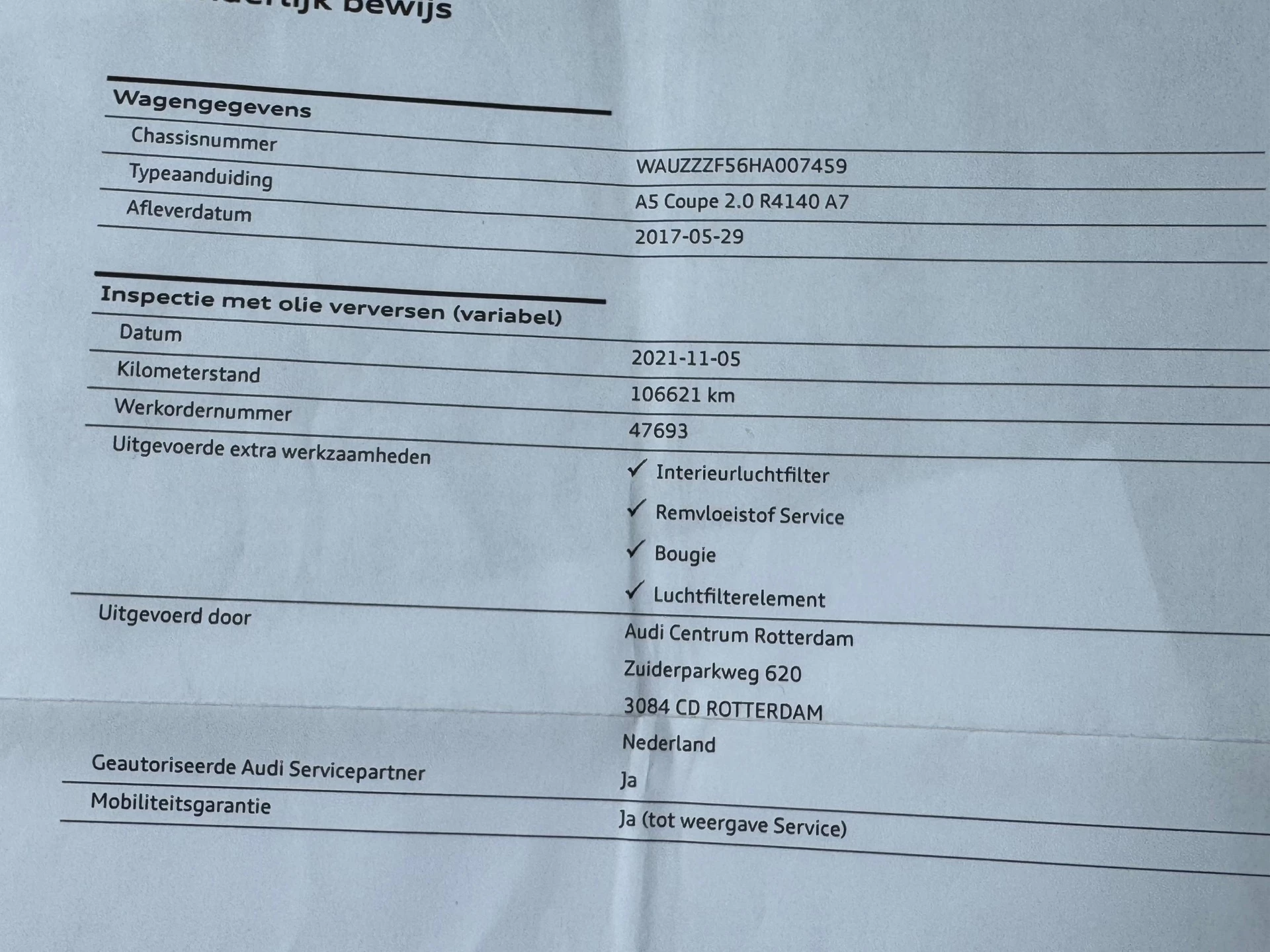 Hoofdafbeelding Audi A5