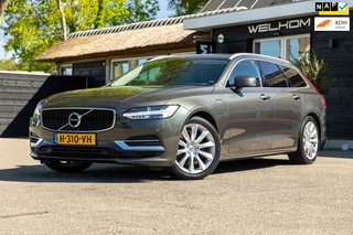 Hoofdafbeelding Volvo V90 Volvo V90 2.0 T8 AWD Inscription I 91% I Btw I Luxe Leder I Trekhaak I Phine grey I