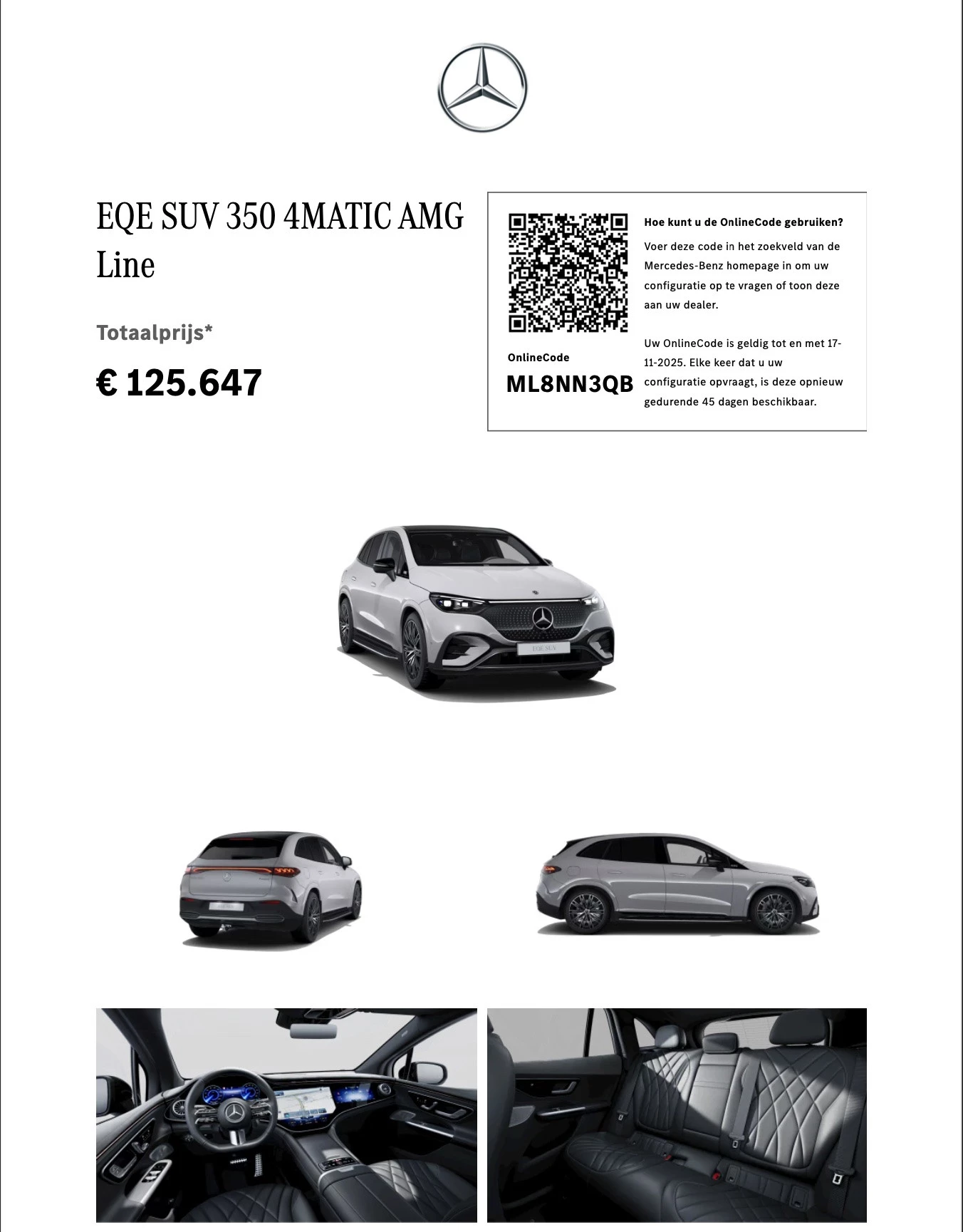 Hoofdafbeelding Mercedes-Benz EQE
