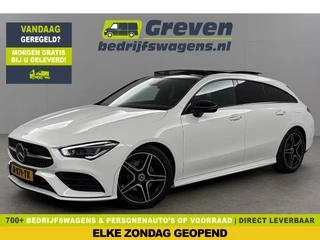 Mercedes-Benz CLA 180 AMG Pano Sfeerverl. LED Camera Clima Carplay Cruise Navigatie Virtual 18"LMV PDC Stoelverwarming