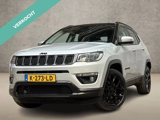 Jeep Compass 1.3T Night Eagle Sport 150Pk Automaat (APPLE CARPLAY, ZWART DAK, GROOT NAVI, CAMERA, GETINT GLAS, LEDER, SPORTSTOELEN, LM VELGEN, ELEK PAKKET, NIEUWSTAAT)