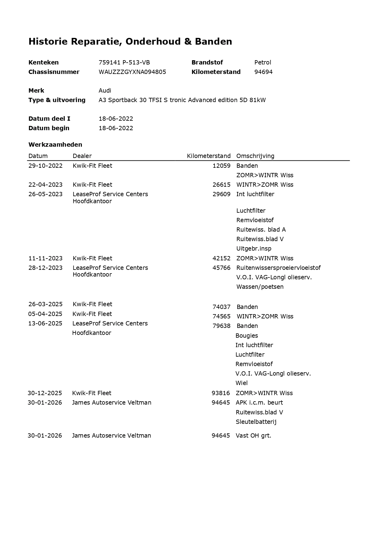 Hoofdafbeelding Audi A3