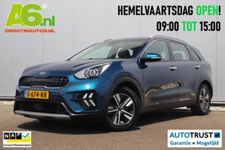 Kia Niro 1.6 GDi Hybrid DynamicLine Automaat Half Leder Navigatie Camera Adaptive Cruise Lane Assist Clima Carplay Android