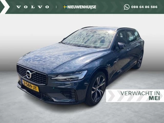 Volvo V60 2.0 T6 Recharge AWD R-Design | Trekhaak | DAB | Parkeersensoren V+A | Parkeercamera | 19"lm velgen | BLIS (dodehoekdetectie) | Stoelverwarming | Stuurverwarming | Volvo on Call | Harman/Kardon |
