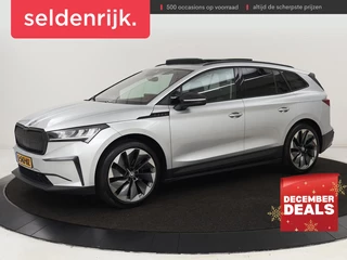 Skoda Enyaq iV 60 | Panoramadak | Stoel & achterbankverwarming | Carplay | Sportstuur | Keyless | Full LED | Navigatie | Cruise control | 21'' lichtmetalen velgen