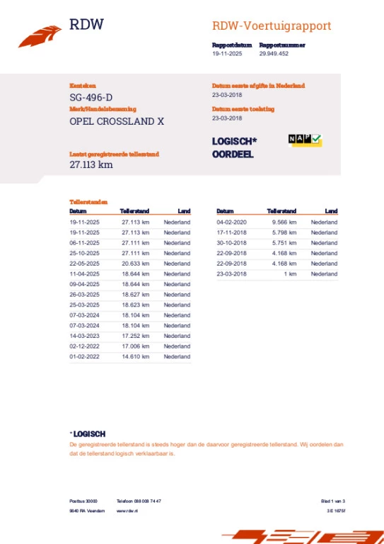 Hoofdafbeelding Opel Crossland X