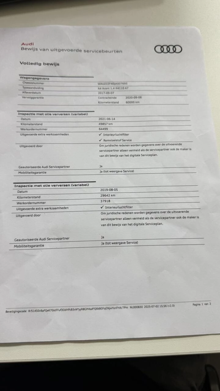 Hoofdafbeelding Audi A4