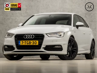 Audi A3 Sportback 1.8 TFSI S-Line Sport 180Pk Automaat (BANG&OLUFSEN, 2X S-LINE, GROOT NAVI, LED KOPLAMPEN, LEDER, SPORTSTOELEN, GETINT GLAS, CRUISE, NIEUWE APK, NIEUWSTAAT)